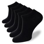 5x Herren Baumwollsocken Glatt