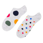 Damen/Herren farbige Punkte More Fashion Füße