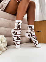 Damen Socken Serie Gemustert 200 Weiß