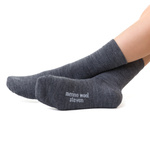 Socken Kinder Serie Merino Wool Melange Graphit