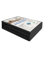 Sesto Senso Spannbettlaken Jersey – Weiches Baumwoll-Laken mit Gummizug, OEKO-TEX Zertifiziert, Atmungsaktiv, Pflegeleicht, Ideal für Einzel- und Doppelbetten, Farbe: Grafit, 80% Baumwolle, 20% Polyester, Neu