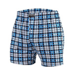 Sesto Senso Herren Boxershorts Panther – Klassische, Bequeme Unterwäsche aus 100% Baumwolle, Mit Knopfverschluss, Vielseitige Muster, Alltagstauglich, Mehrfarbig, Größe M, Weicher Bund, Hergestellt in Polen