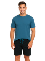 Pyjama aus Baumwolle mit kurzen Ärmeln für Männer