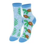 Bunte Damensocken mit lustigen Mustern Milena