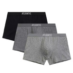 Herren-Boxershorts Serie 3MH-011 Grau/Schwarz/Mehrfarbig