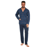 Herrenpyjama Serie 114 Blau