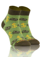 Sesto Senso Skarpetki Baumwolle Kurz – Bunte Muster, Komfortable Flachnähte, Atmungsaktiv, Unisex, Vielseitig für Alltag & Elegante Outfits, Dolar Khaki, Mehrfarbig, 90% Baumwolle