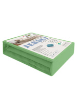 Sesto Senso Jersey Spannbettlaken – Hochwertige Baumwolle, Elastisch mit Gummizug, Atmungsaktiv und Pflegeleicht, Zertifiziert OEKO-TEX, Perfekte Passform für Matratzen, Grün, Unisex