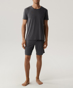 Herren Schlafanzug Bnmp-005 Grau Blau