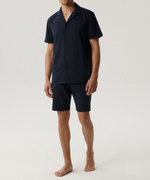 Herrenschlafanzug Bnmp-003 Grau/Marineblau/Blau