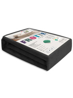 Sesto Senso Prześcieradło Frotte mit Gummizug – 100% Baumwolle, OEKO-TEX Zertifikat, Atmungsaktiv und Strapazierfähig, Ideal für Matratzen bis 20 cm, Farbe: Grafit, Komfort und Qualität für Ihr Schlafzimmer