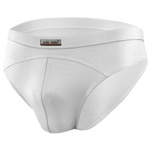 Sesto Senso Herren Slips Cadet – Bequeme Unterwäsche aus Mikromodal, Weicher Bund, Perfekte Passform, Pflegeleicht, Weiß, Für Männer, Modell SM03