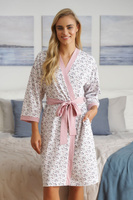 Kimono-Morgenmantel mit Blumenmuster