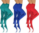 Sesto Senso Damen Strumpfhose HIVER 40DEN – Weiche Mikrofaser, Blickdicht, Perfekte Passform, Ohne Höschenteil, Ideal für Alltag & Reisen, Erhältlich in Mint, Grau, Rot, Blau
