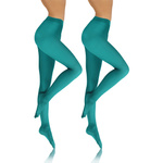 Sesto Senso Damen Strumpfhose Set – Blickdichte Microfaser Strumpfhosen 40 DEN, Weich und Komfortabel, Nahtlos, Perfekte Passform, Vielseitig, Rot, XL, 2er Pack