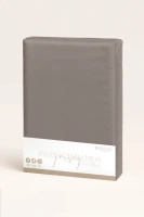 Spannbetttuch Dunkel Beige