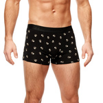 Herren Bier Boxershorts schwarz