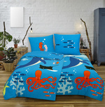 Bettwäsche Whale Einzelbett Baumwolle