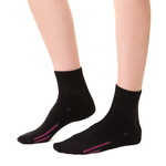 Sport-Socken Serie Gemustert Schwarz