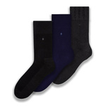 Socken Garnitur Serie Grau, Schwarz, Blau