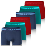 Herren-Boxershorts aus Baumwolle im 6er-Pack