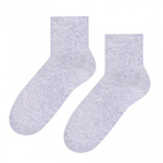 Frauensocken Kunst. 037 melange hellgrau Steven