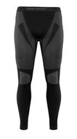 Sesto Senso Herren Thermo Leggings – Thermo Active Funktionswäsche, Antiallergisch, Bakteriostatisch, Nahtlos, Atmungsaktiv, Feuchtigkeitsableitend, Ideal für Wintersport, Radfahren, Laufen, Nordic Walking, Grau, Hergestellt in Polen