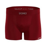 Sesto Senso Herren Boxershorts Solar – Nahtlos, Bequem, Atmungsaktiv, Poliamid-Elastan Mix, Ideal für Aktive, Farbe: Rot, Größe: M, Für Männer