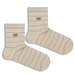 Socken Kinder Serie Beige