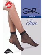 Damen-Cabaret-Socken kleines Netz Tan Gatta
