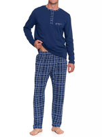 Pyjama aus Baumwolle mit langen Ärmeln für Männer