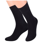 Kunstfrotteesocken. 015 CK05 schwarz