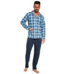 Herren Pyjama Serie 114 Blau