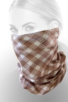 Sesto Senso Damen Komin – Vielseitiger Schal aus Elana, Atmungsaktiv, Antipilling, Ideal für jede Jahreszeit, Multifunktional als Maske, Stirnband oder Mütze, Komfortabel für Sport und Freizeit, Muster 21