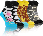 Bunte Socken Feinste Baumwolle 3er-Pack