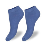 Glatte Damen-Socken, Farbe Blau, Größe 37-41