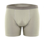 Sesto Senso Herren Baumwoll Boxer – Bequeme Sportboxer mit Elastan, Flache Nähte, Täglicher Tragekomfort, Beige, Modell Cougar, Für Männer, Hergestellt in Polen