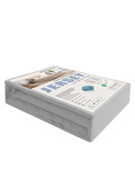 Sesto Senso Spannbettlaken Jersey – Weiches Baumwoll-Laken mit Gummizug, Atmungsaktiv und Langlebig, Für Alle Matratzengrößen, Zertifiziert OEKO-TEX, Farbe: Grau, Unisex – Perfekt für Komfort im Schlafzimmer