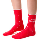 Weihnachtssocken in Weihnachtsmannform. 136 CO058 marineblau