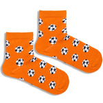Kindersocken Joy 184 Fußball Orange