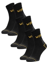 3X Polish Working Socks 3/4 Short Men's WORK mega stark