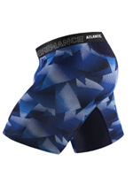 Lange Boxershorts Mh-1202 Dunkelblau/Blau