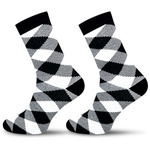 Socken Serie Avangard 0125 Weiß