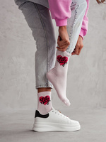 Gemusterte Damen-Socken aus Baumwolle