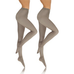 Sesto Senso Damen Strumpfhose Set – Blickdichte Microfaser Strumpfhosen 40 DEN, Weich und Komfortabel, Nahtlos, Perfekte Passform, Vielseitig, Rot, XL, 2er Pack