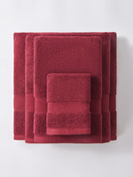 Handtuch Leo Bordeaux