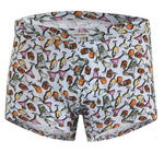 Sesto Senso Herren Boxershorts Funny 10 – Bequeme Baumwollunterwäsche mit kurzen Beinen, Atmungsaktiv, Bunte Lustige Muster, 4er Pack, Langlebig, Mehrfarbig, Für Männer