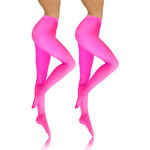 Sesto Senso Damen Strumpfhose Set – Blickdichte Microfaser Strumpfhosen 40 DEN, Weich und Komfortabel, Nahtlos, Perfekte Passform, Vielseitig, Rot, XL, 2er Pack