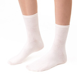 Socken Art.099 Weiß Gemustert