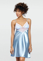 niebieski || SATIN BABYBLAU